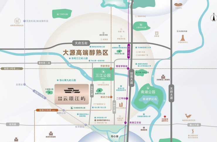 成都云璟江屿 楼盘详细资料-最新房价-户型图-交通-预约看房-属于哪个区域-附近学校有哪些?成都市双流区柏顺路三段宏达世纪丽景南侧约200米