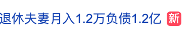冲上热搜！月入1.2万元负债1.2亿元 深圳一对退休夫妻申请破产 法院：立案审查
