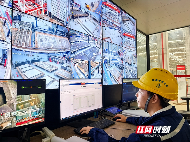 视频丨长沙智能建造158工程八大平台系列报道① 记者实探三一筑工“筑享云