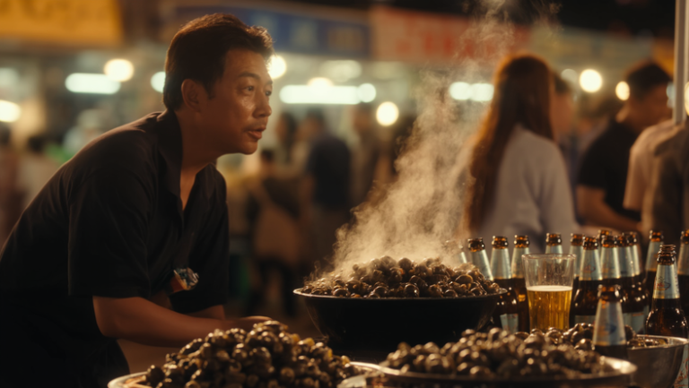 中国夜宵江湖中最下酒的小东西，不是花生米