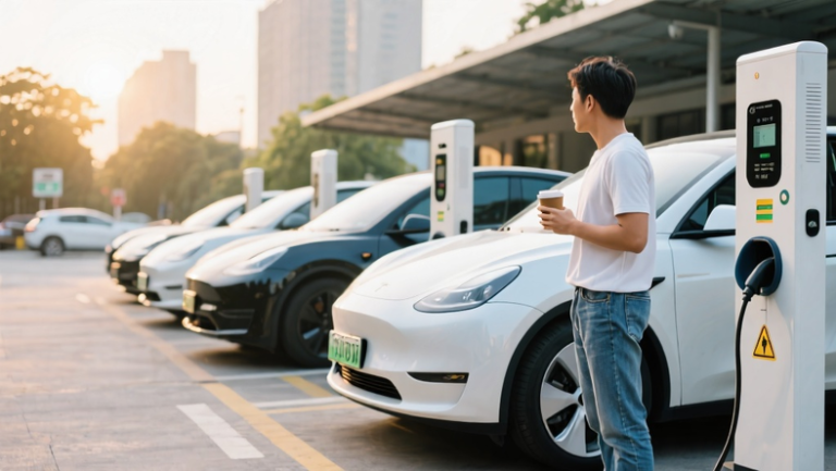 40万全款买电车，他们也只充深夜5毛的电