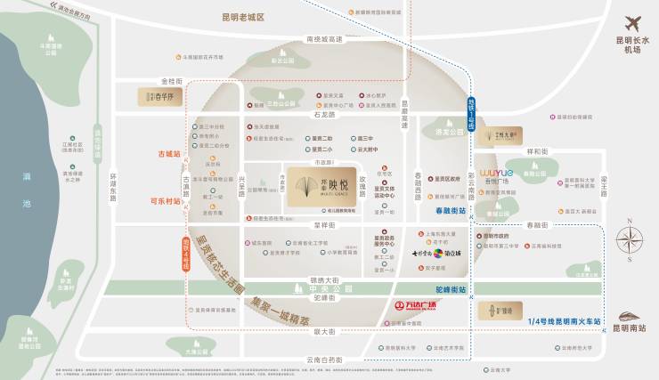 昆明新盘!邦泰映悦多少钱一平-户型图-开盘-最新进展-项目简介-营销中心